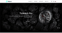 Desktop Screenshot of mobvoi.com